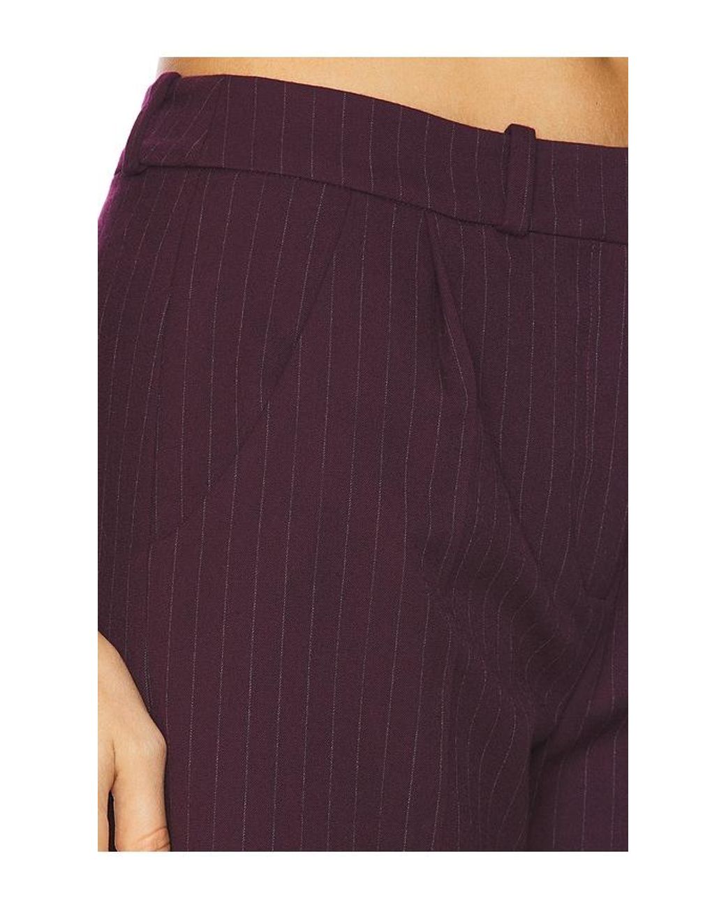 Amanda Uprichard Purple Slater Pants
