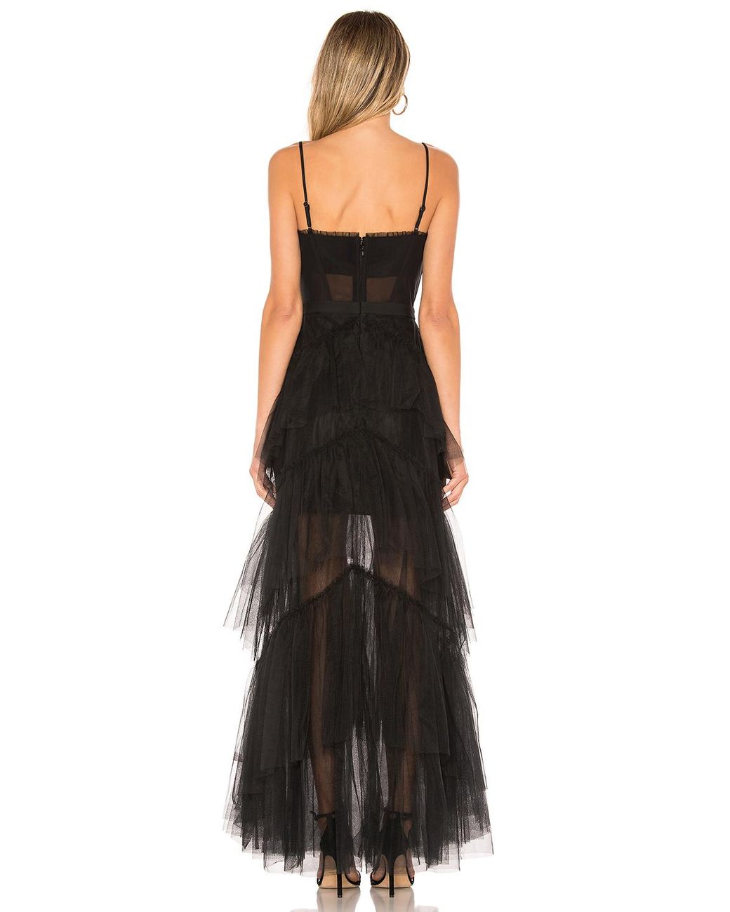 corset tulle gown bcbgmaxazria