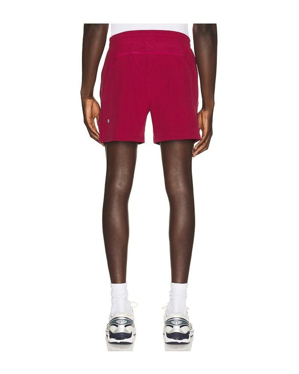 lululemon athletica Red Pace Breaker Short 7 for men
