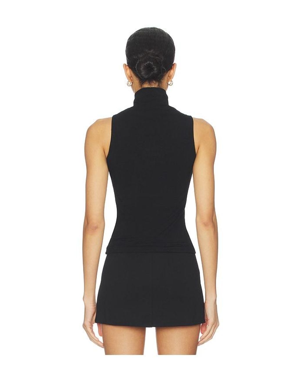 superdown Black Gemma Turtleneck Top