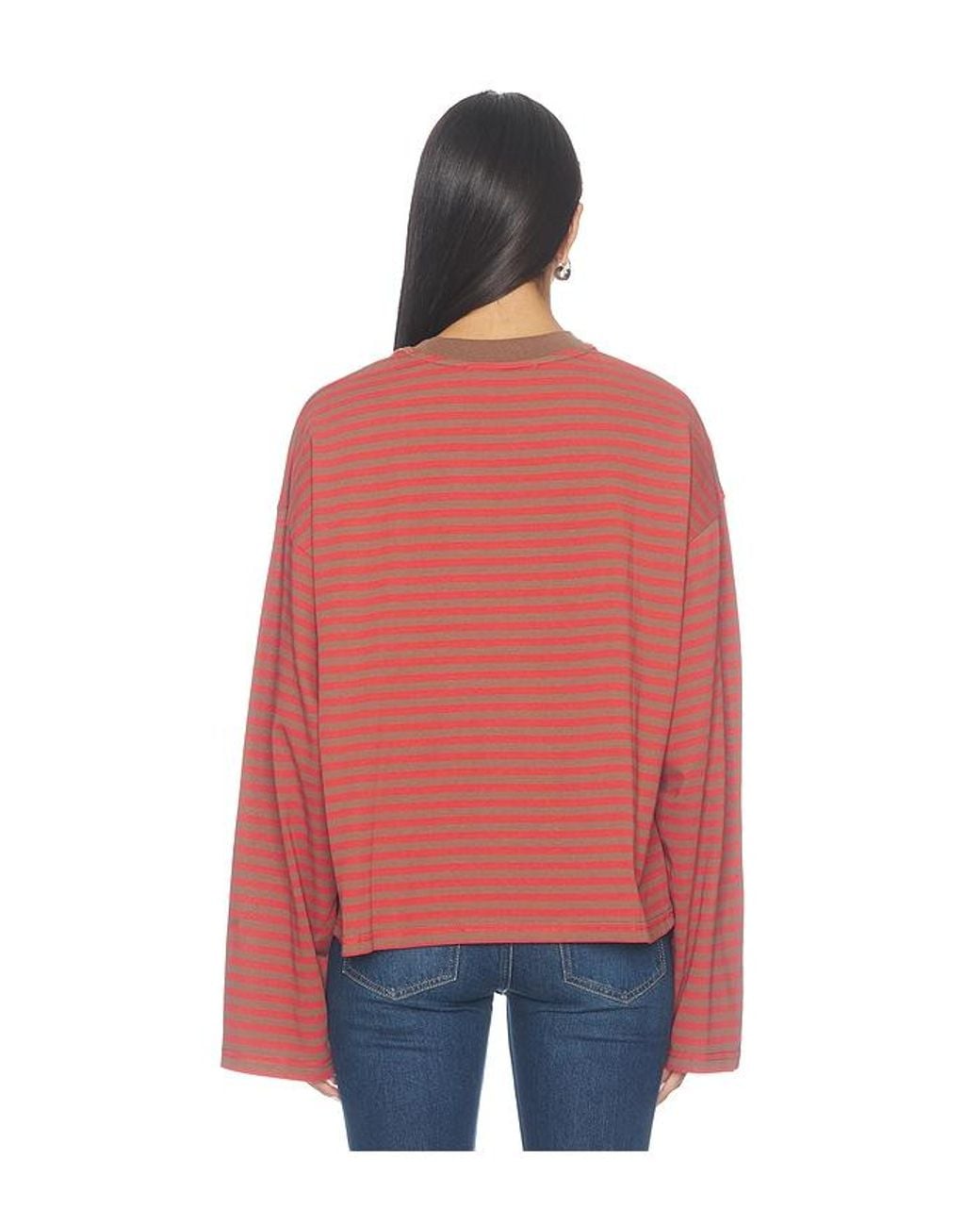 Lioness Red Bloom Long Sleeve Top