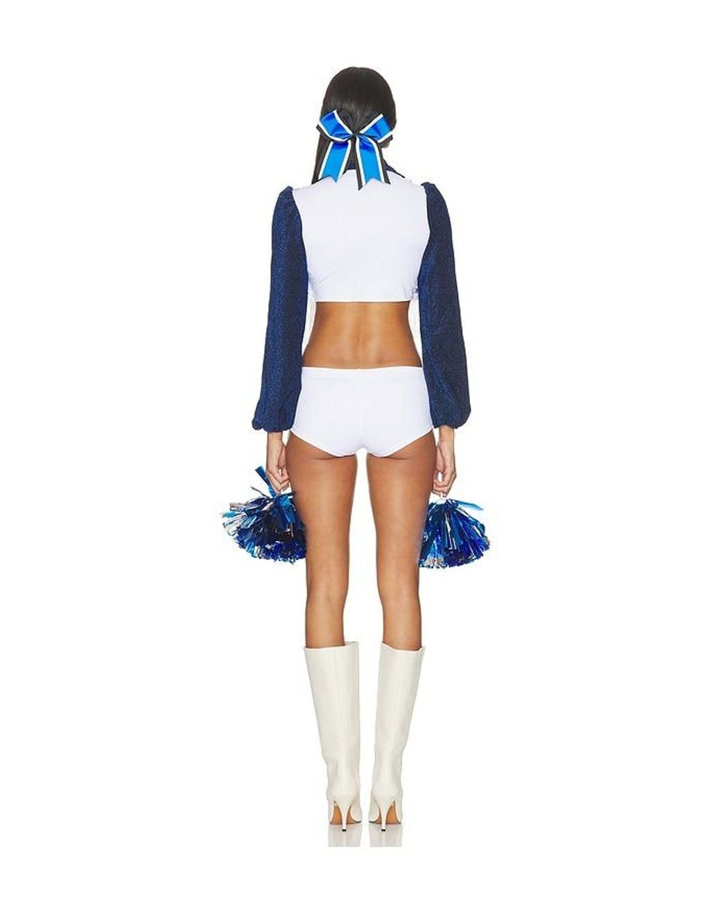Dolls Kill Blue Lone Star Cheerleader Costume