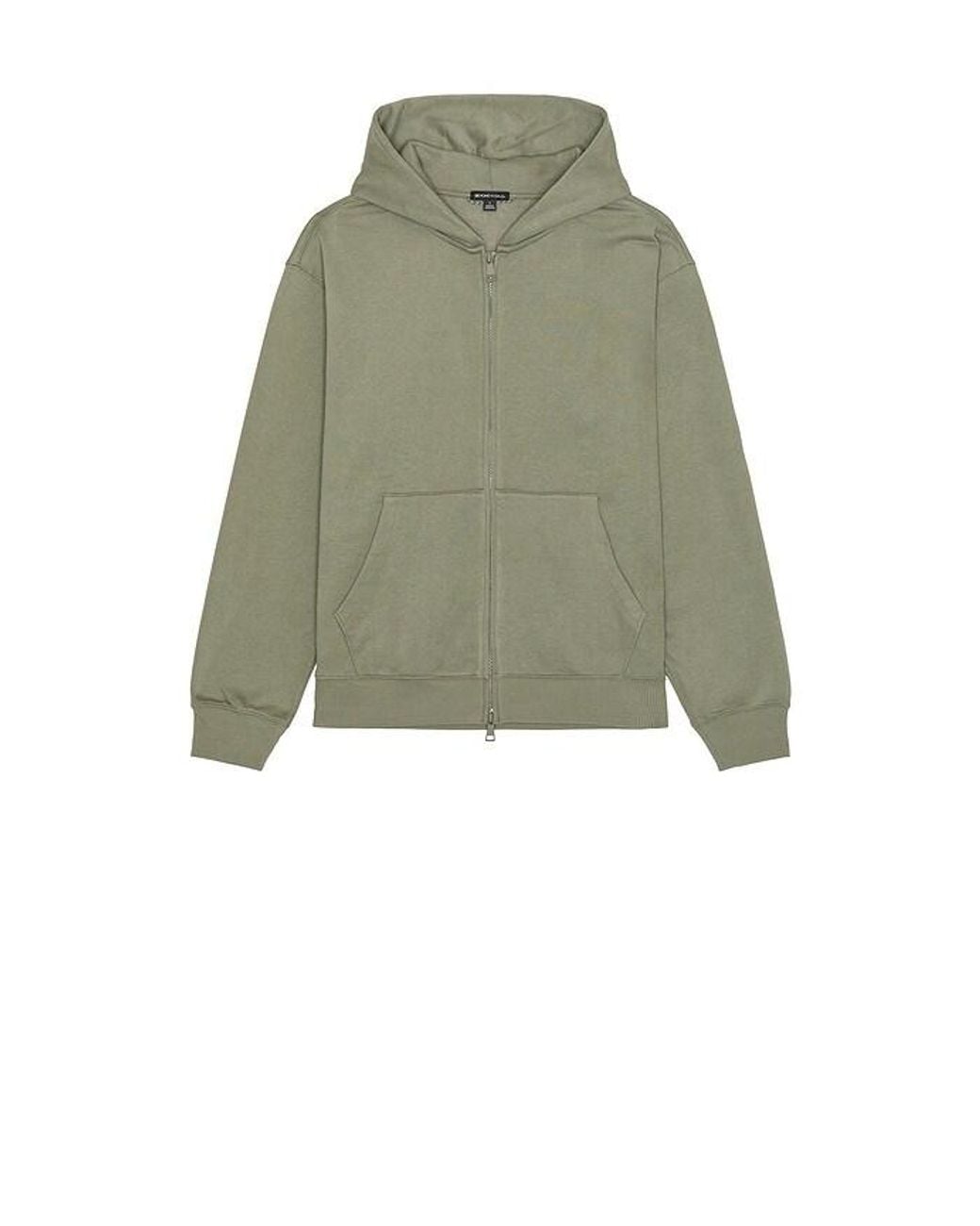 Beyond Yoga Green Luxefleece Zip Up Hoodie for men