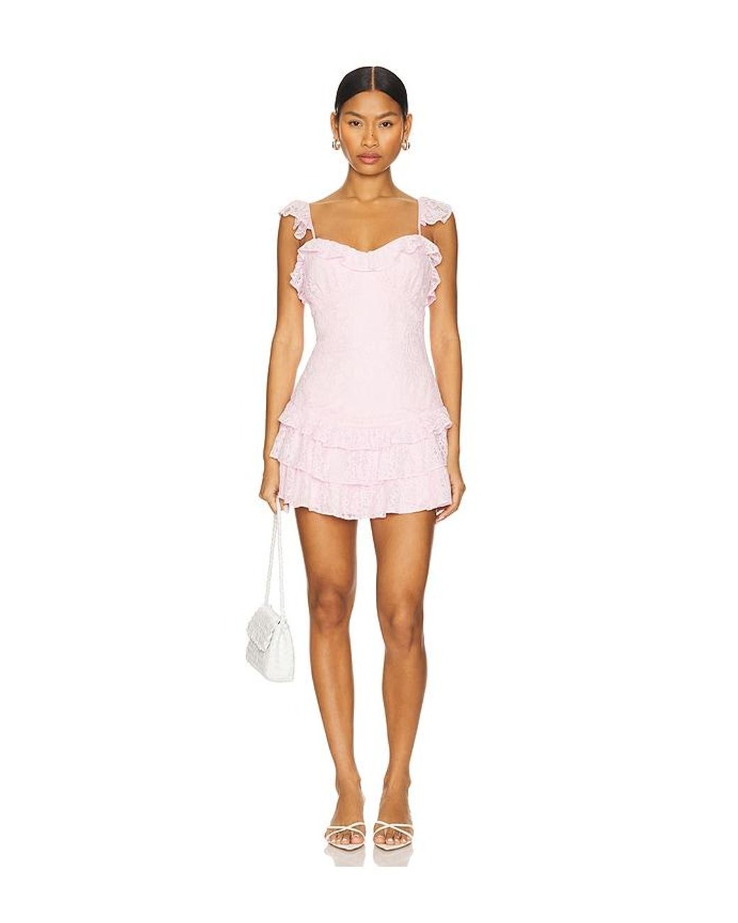 Tularosa White Caila Mini Dress