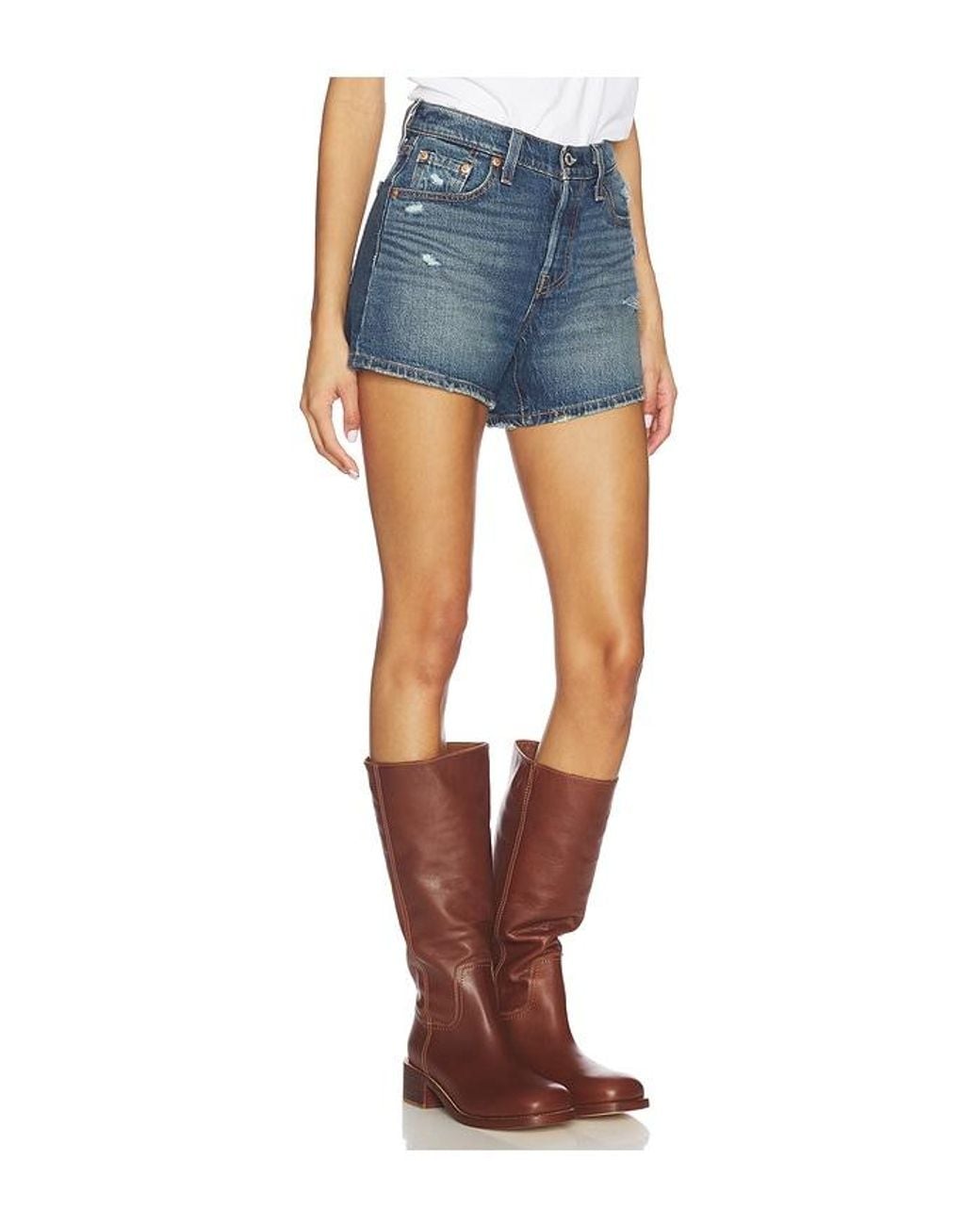 Levi's Blue 501 Curve Short