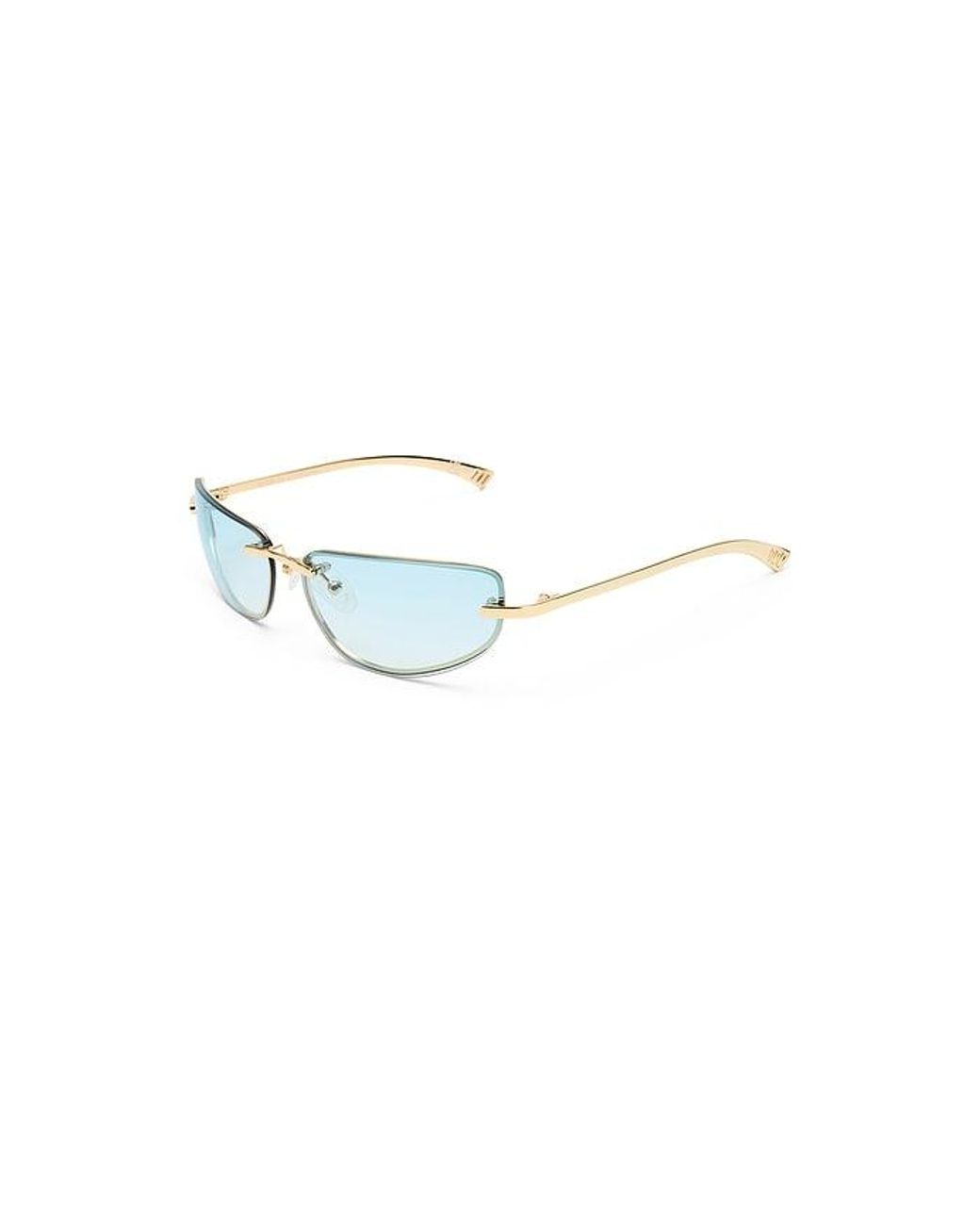 Le Specs Blue Sonnenbrille Bubbles