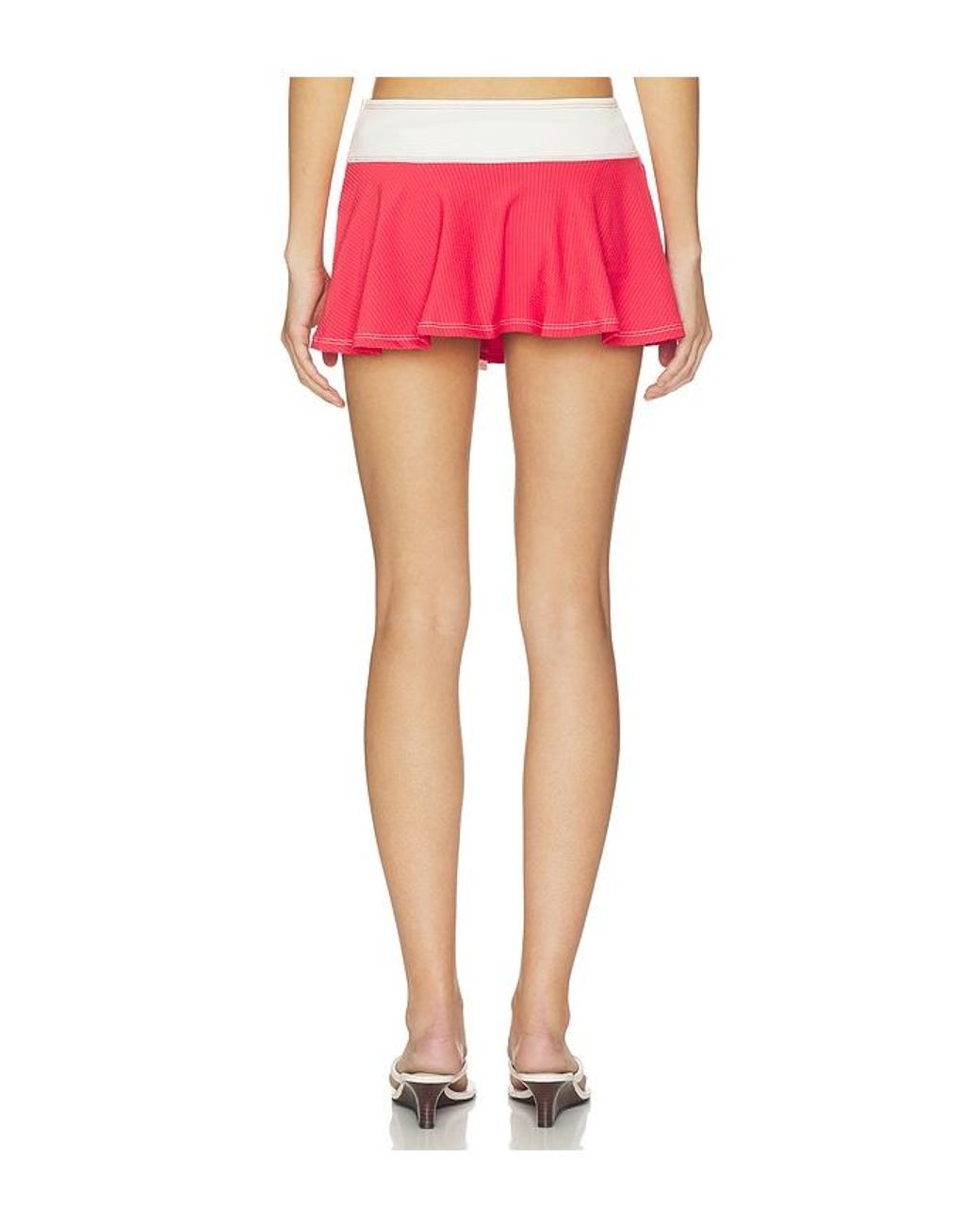 Solid & Striped Red The Malena Skirt