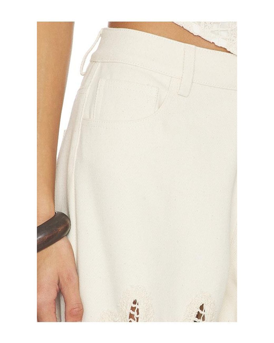 SELMACILEK Natural High Waisted Flare Pant