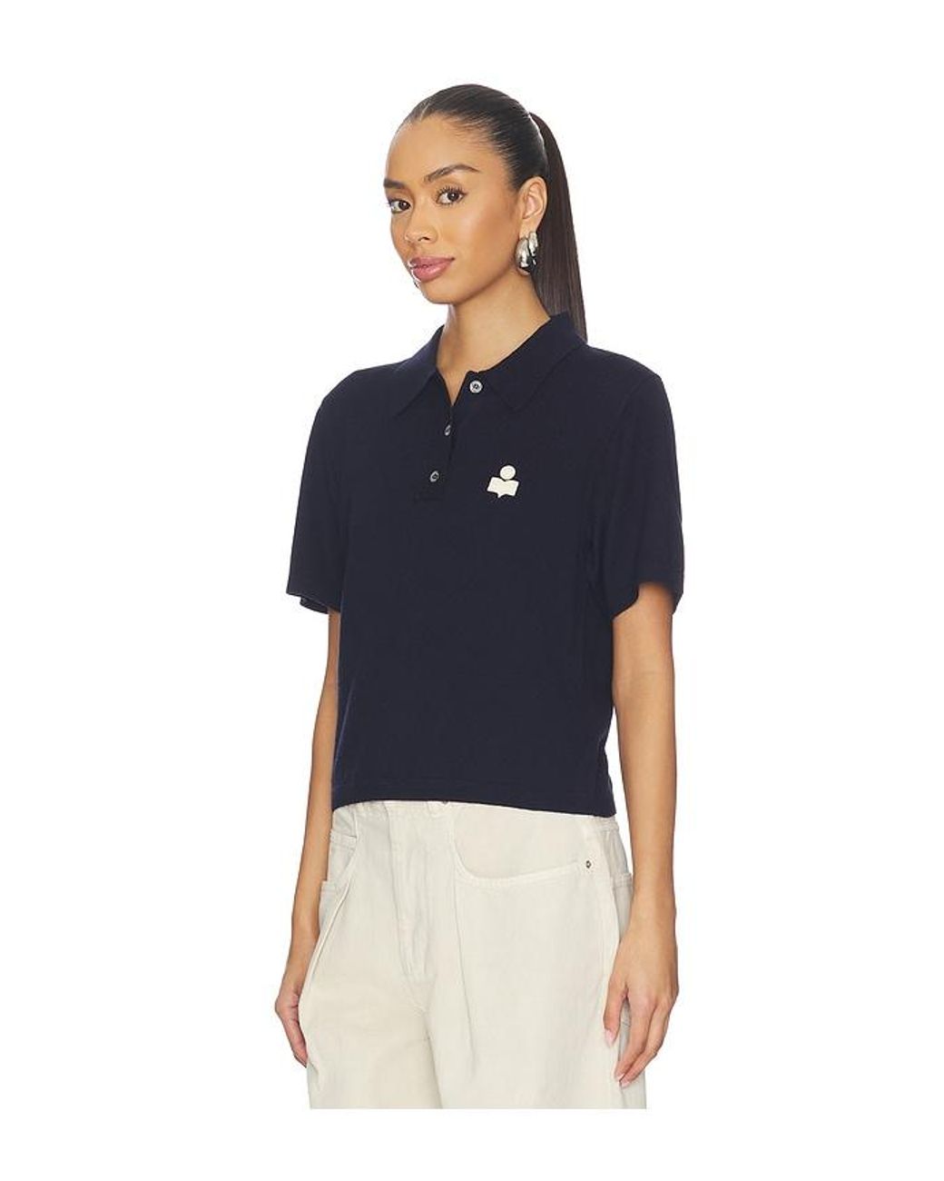 Isabel Marant Blue Althea Top