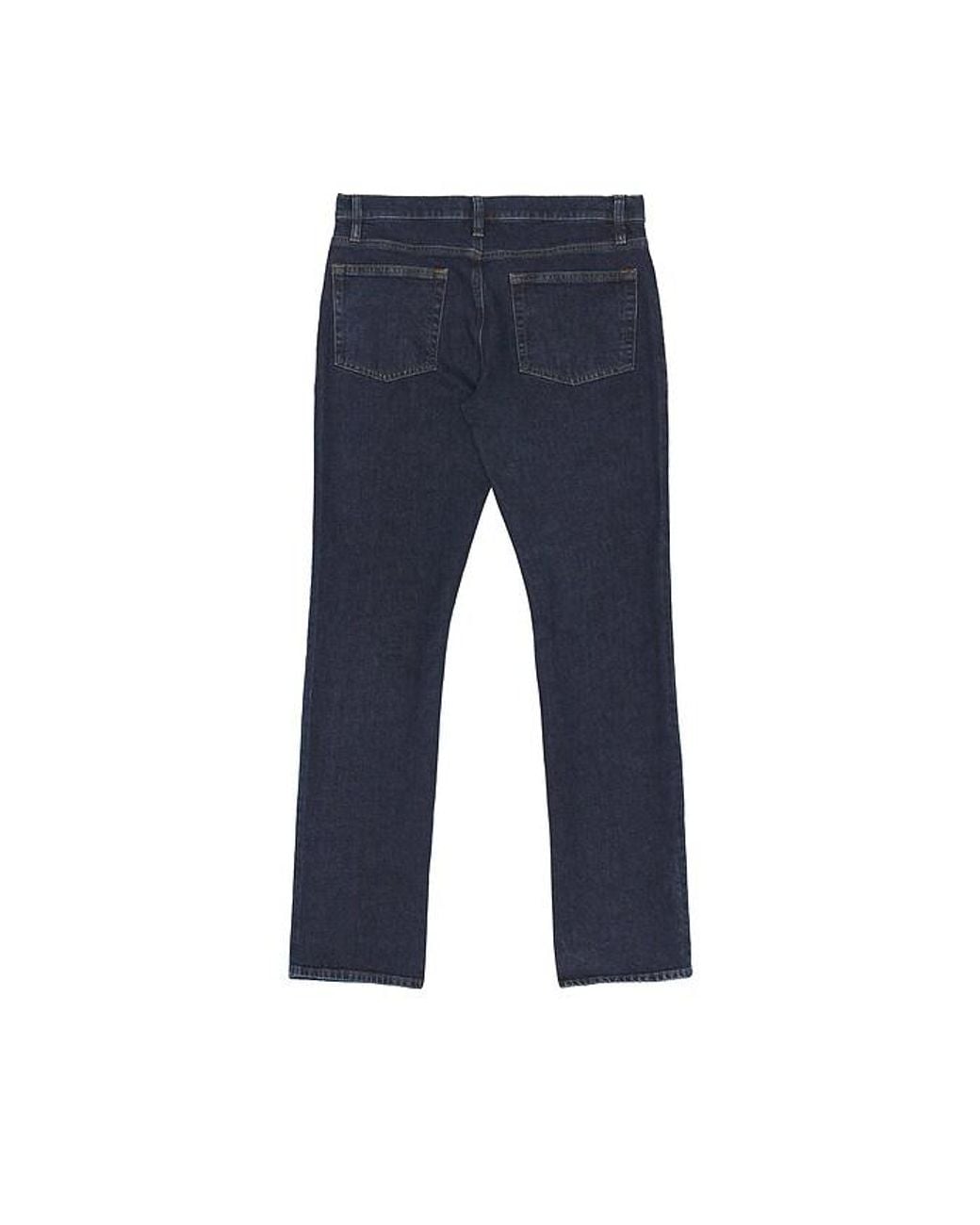 FRAME Blue Modern Straight Jean for men