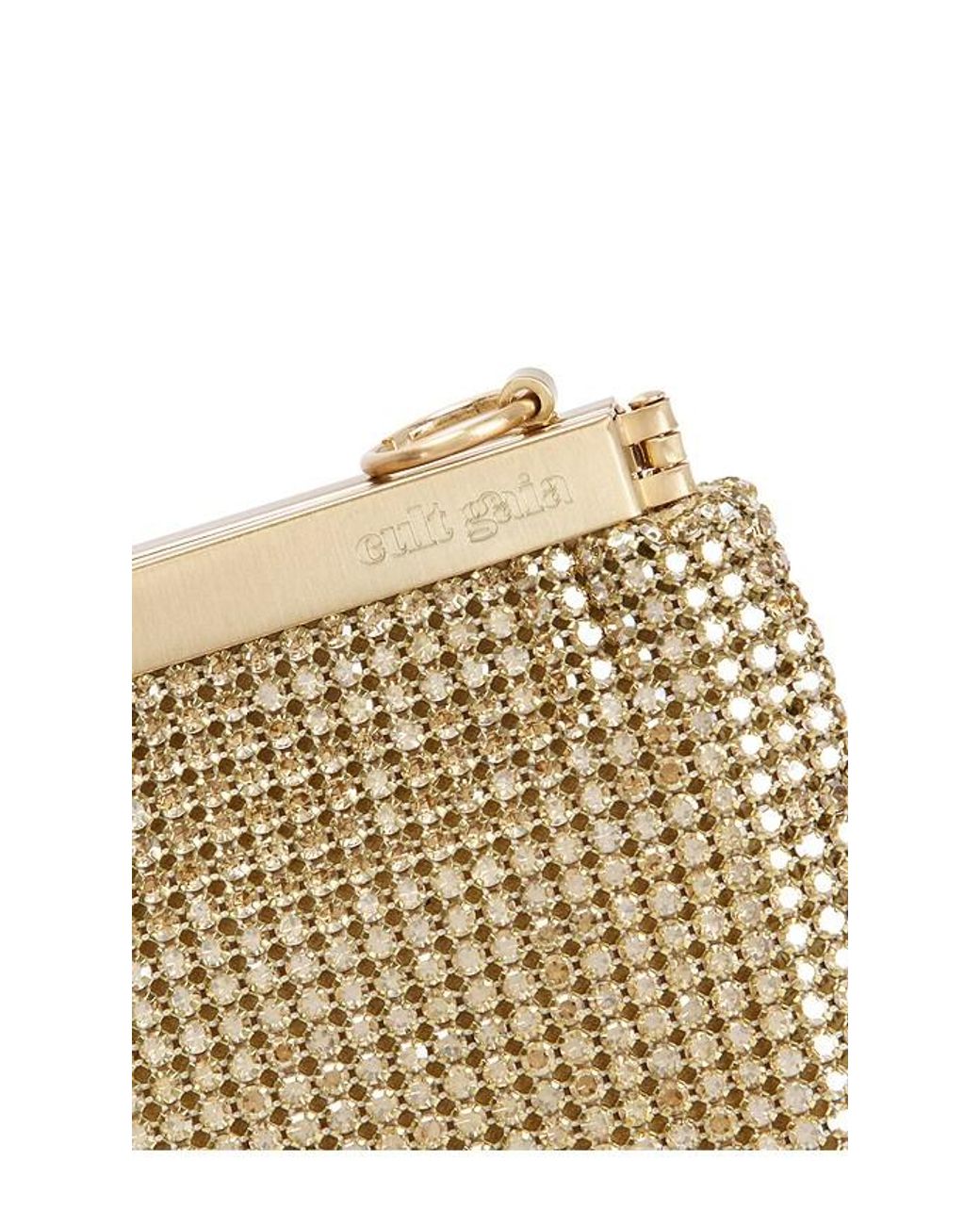 Cult Gaia White Felice Clutch