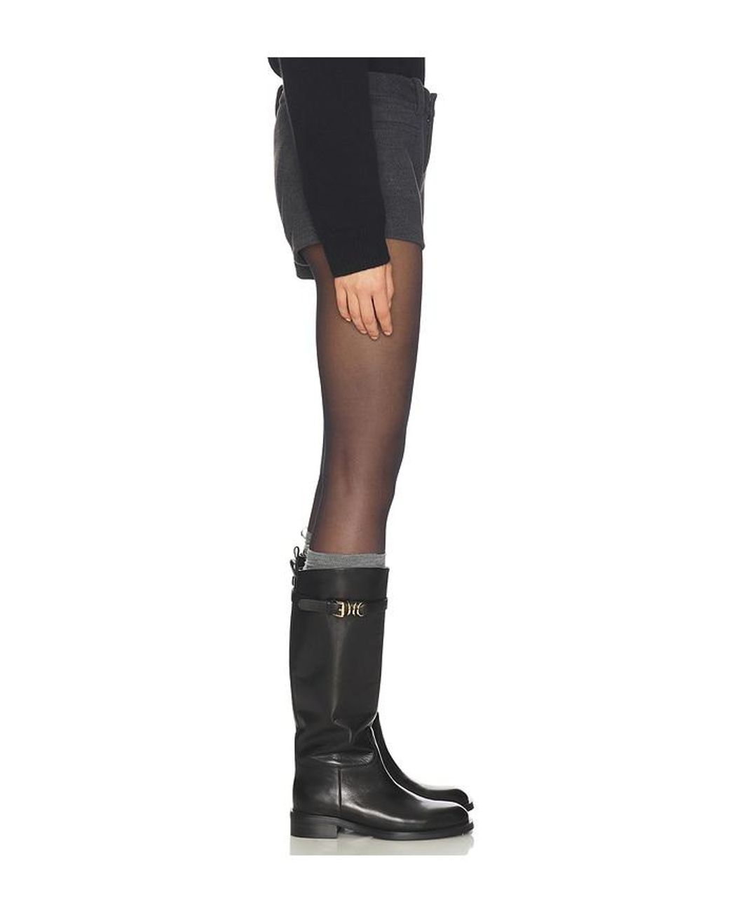 Elodie the Label Black Thesis Shorts