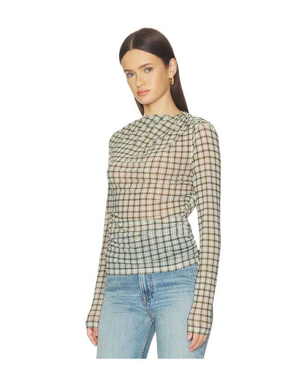 Veronica Beard Blue Nuvina Top