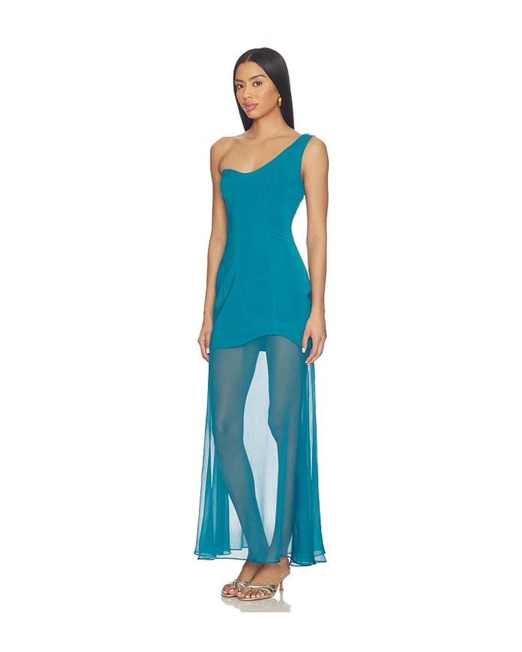 Line & Dot Blue Nikoleta Dress