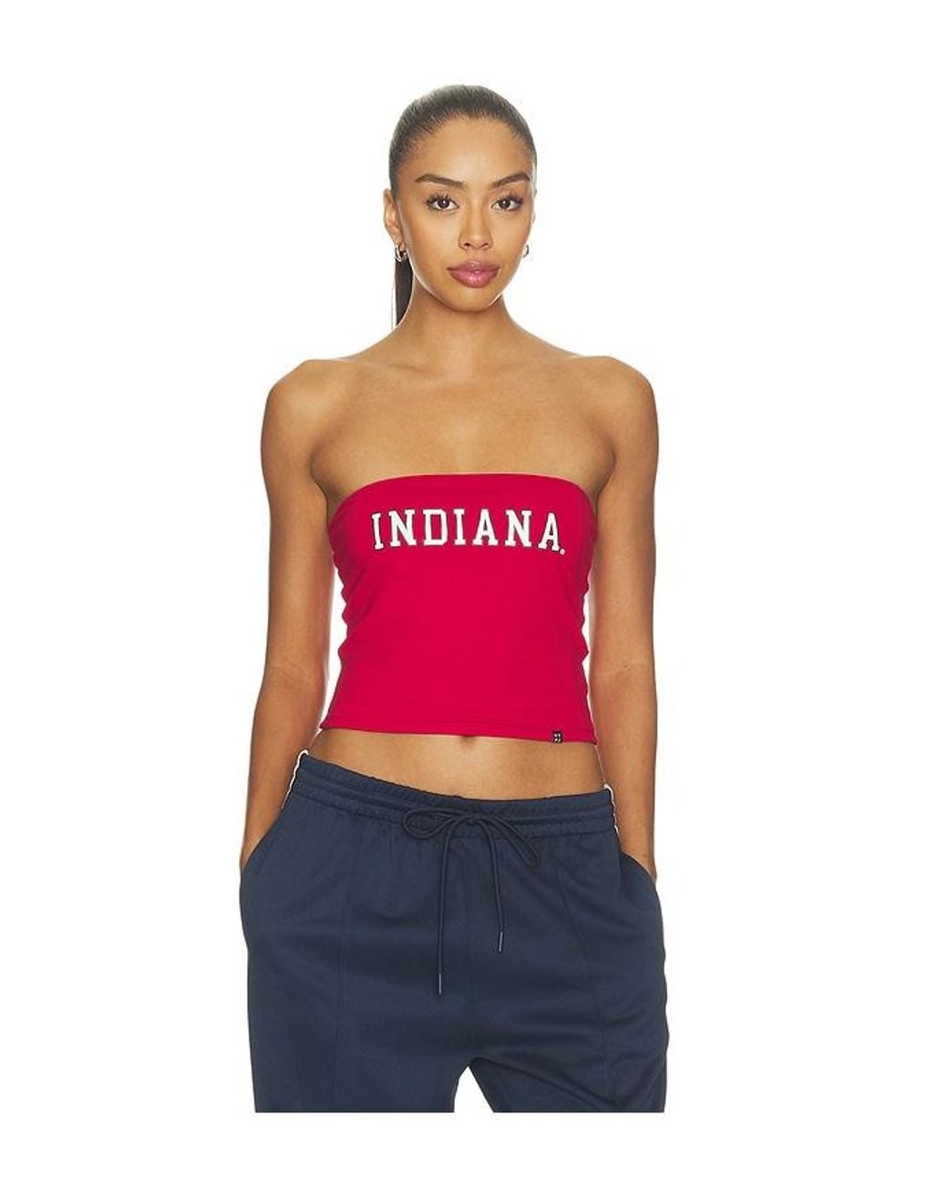 Hype and Vice Red Indiana University Tube Top