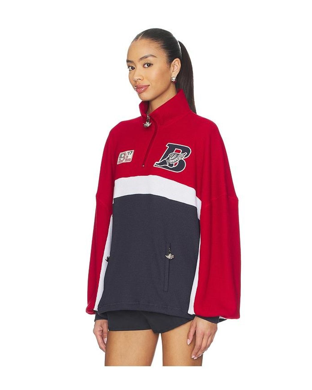 Boys Lie Red Off Duty A1 Alex Crew Sweatshirt