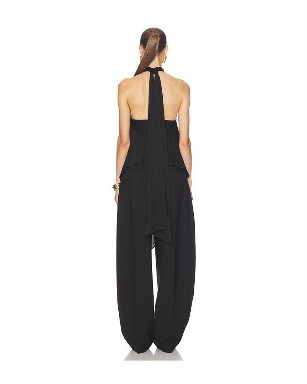 SRG Black Courtney Silk Top