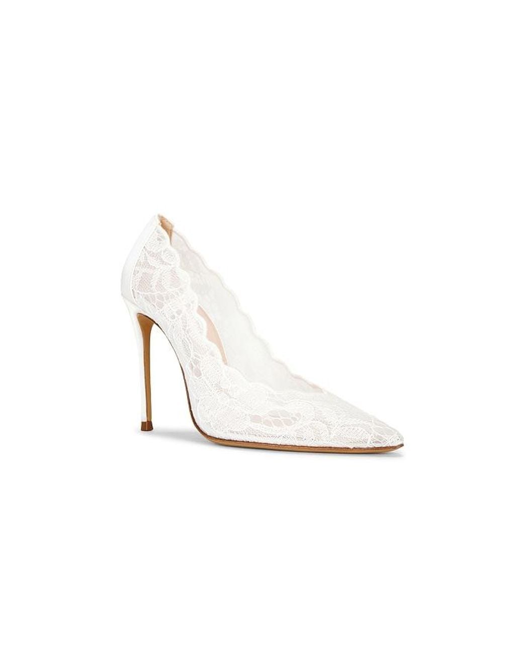 Black Suede Studio White Zea 100 Pump