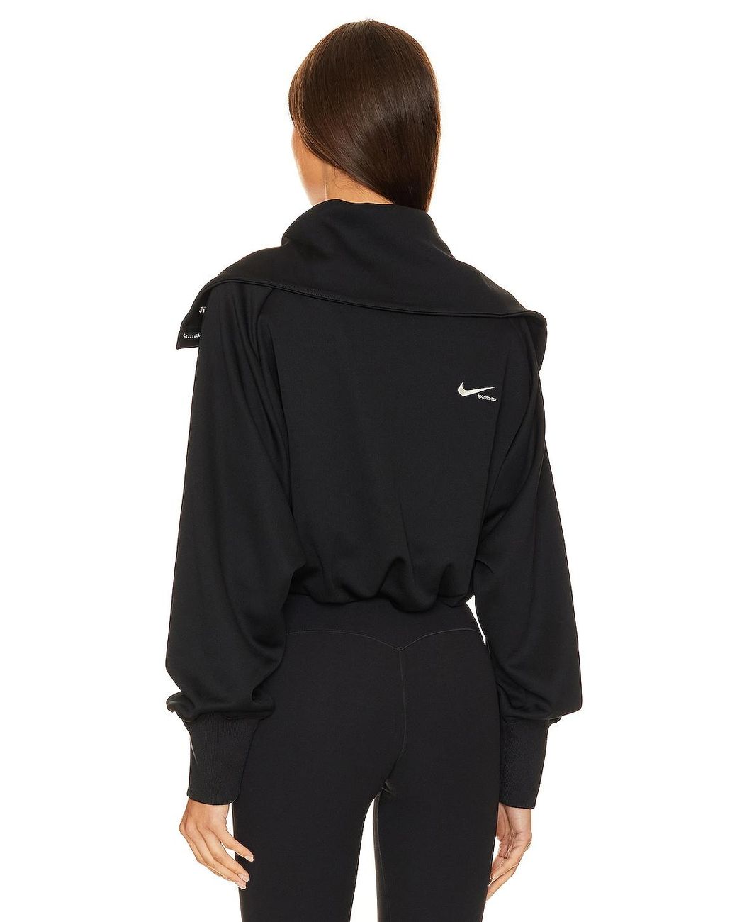 Nike sportswear cropped track jacket top