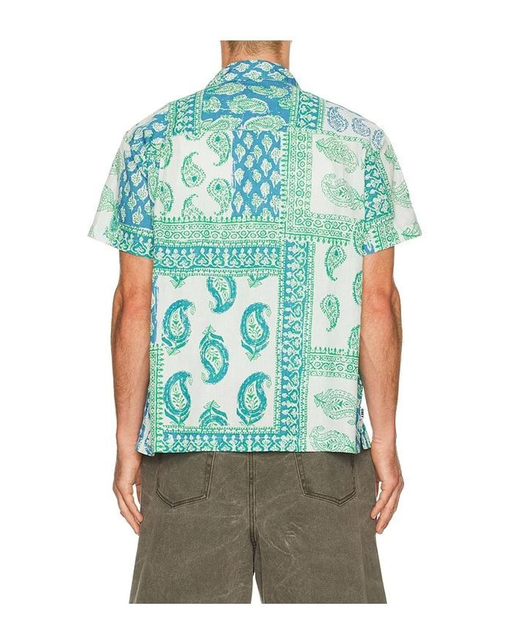 Obey Green Mayer Woven Shirt for men