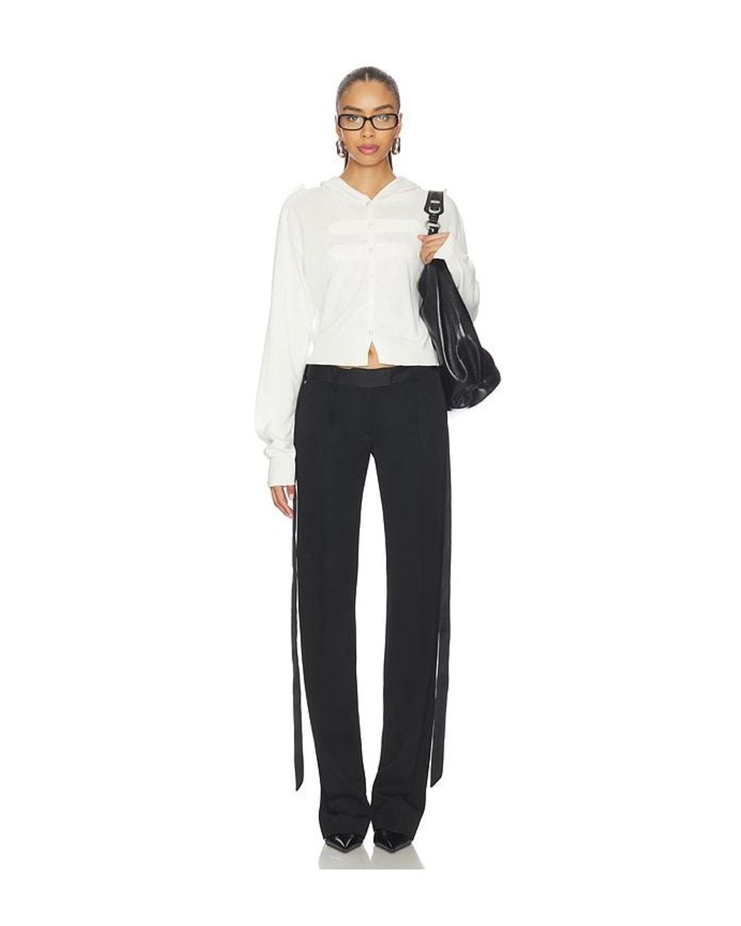 Nii HAI White Button Up Cardigan