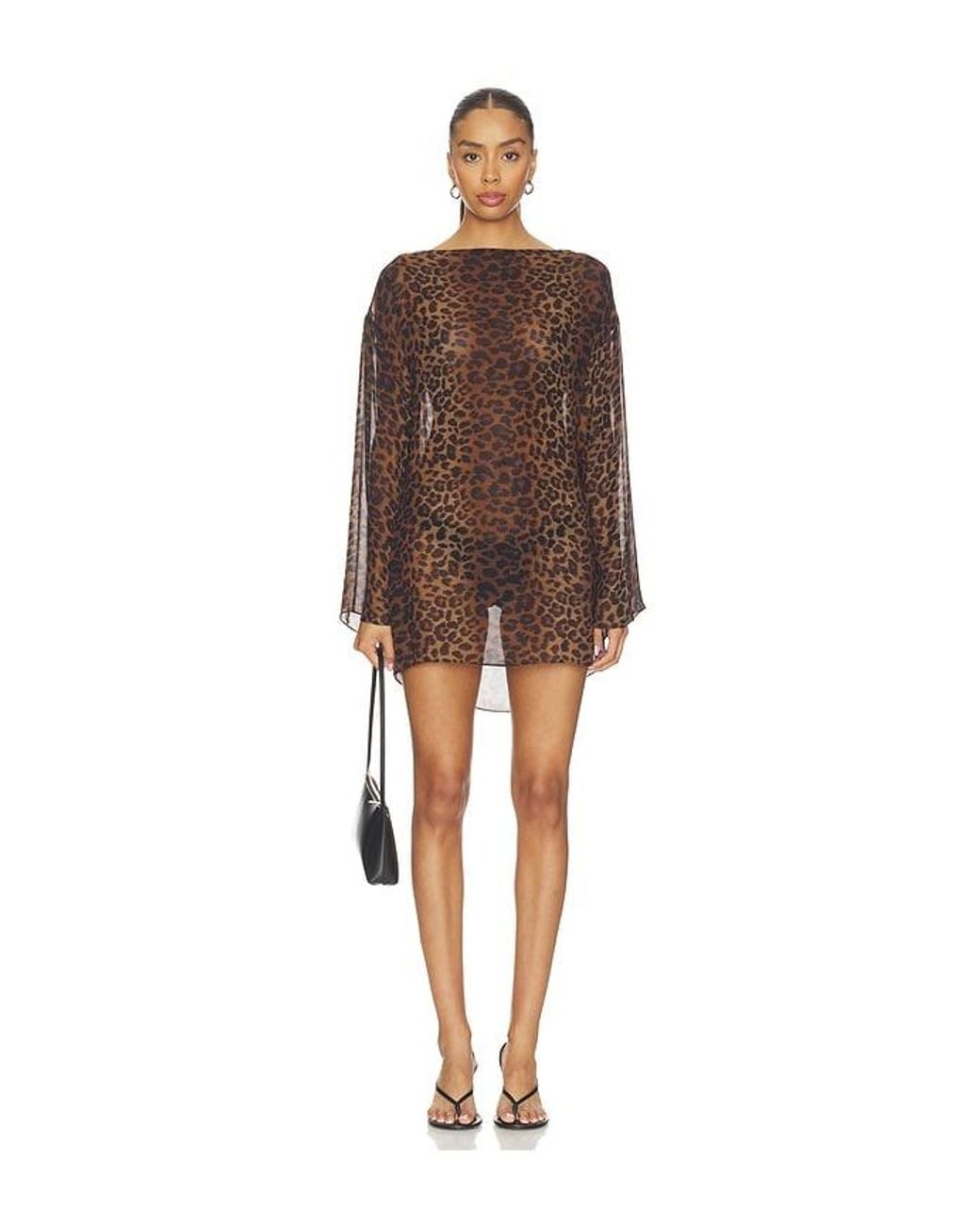 ViX Brown X Rosie Huntington-Whiteley Tammy Short Dress