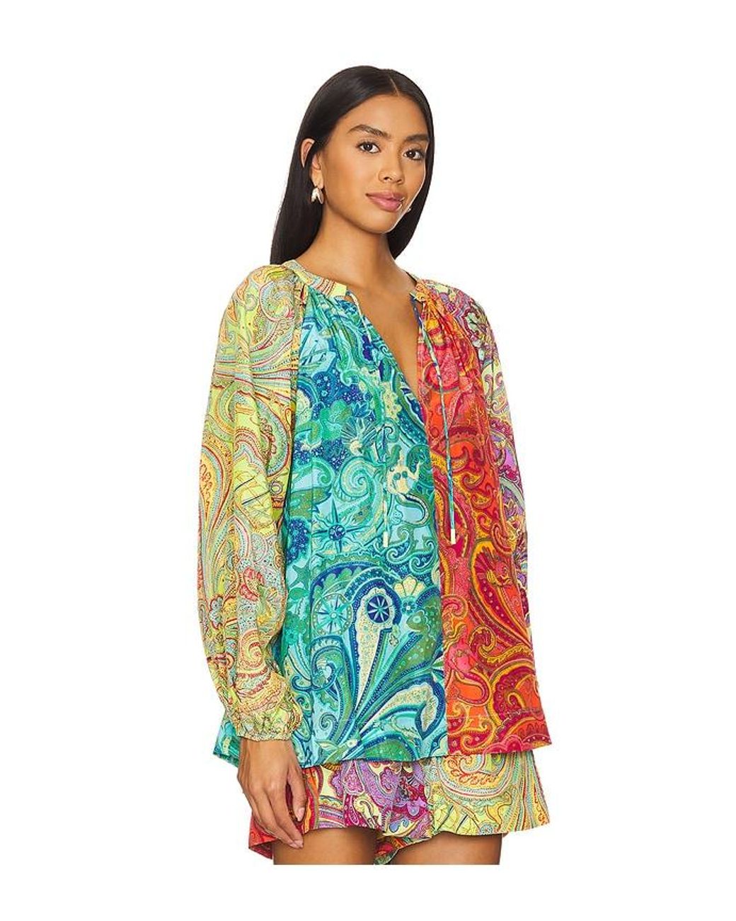ALÉMAIS Multicolor Ceto Spliced Top