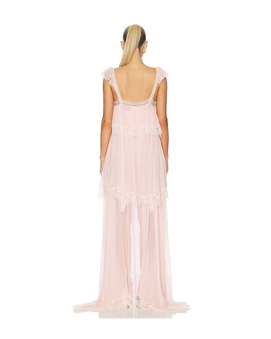 LoveShackFancy Pink Maralee Dress