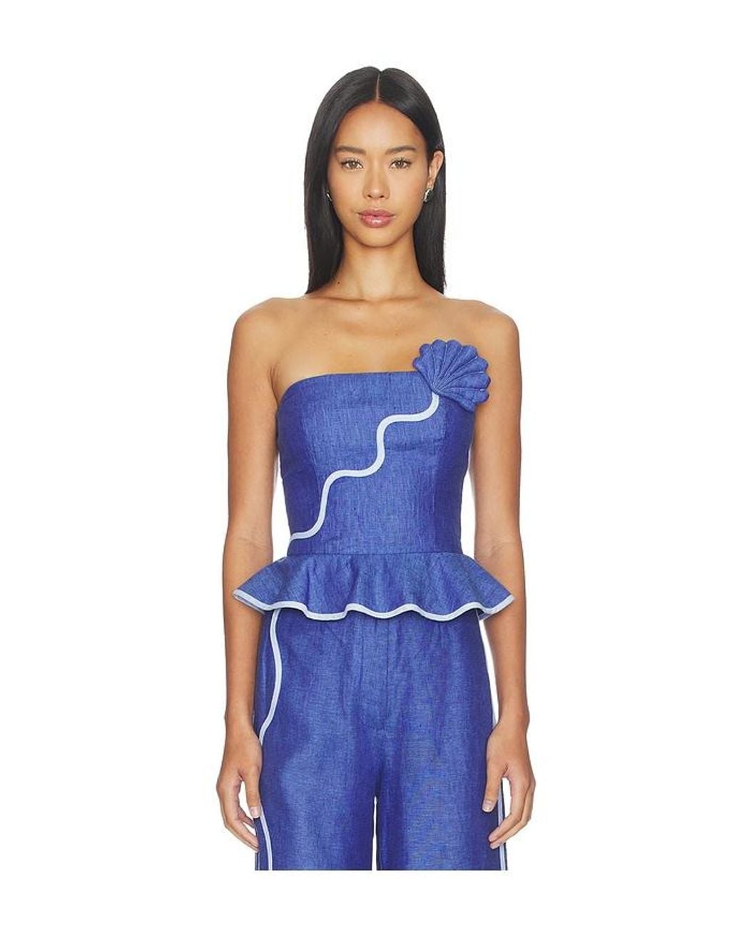 AZULU Blue Vaiana Top