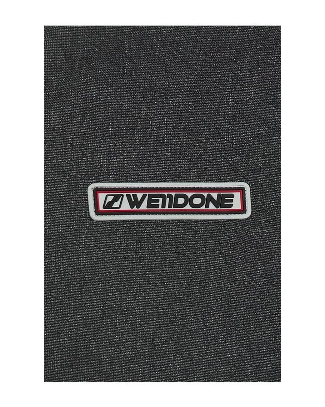 we11done Black Hood Detachable Blazer for men