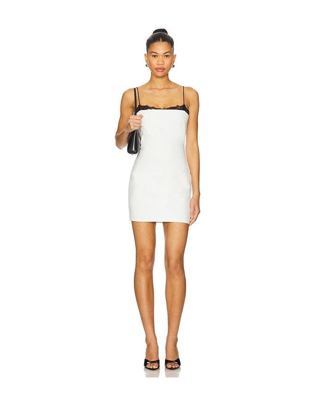 superdown White Lada Mini Dress