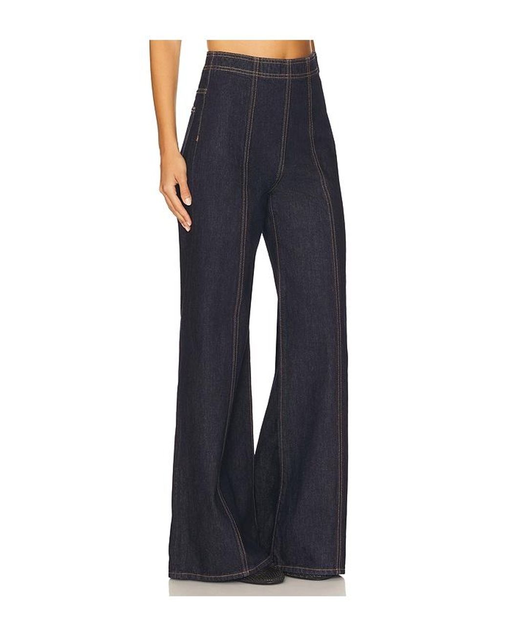 Ulla Johnson Blue Bianca Wide Leg