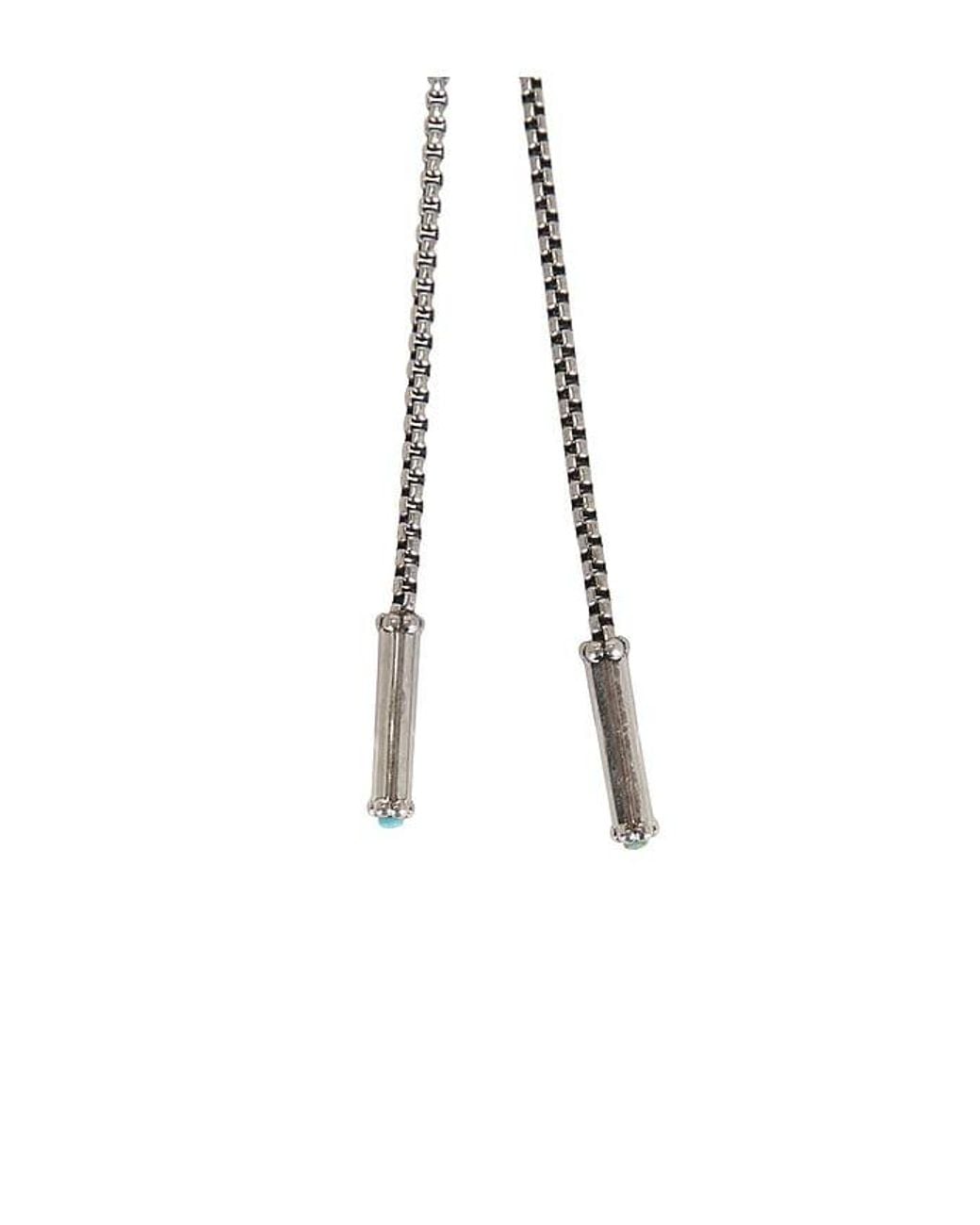 Lele Sadoughi Blue Ruffle Heart Bolo Necklace