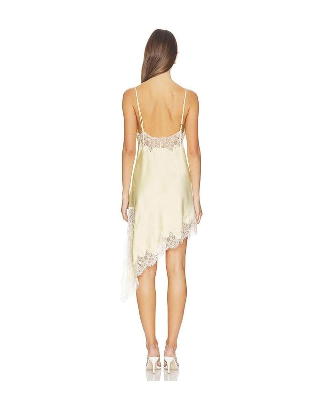 Line & Dot Natural Emel Asymmetrical Dress