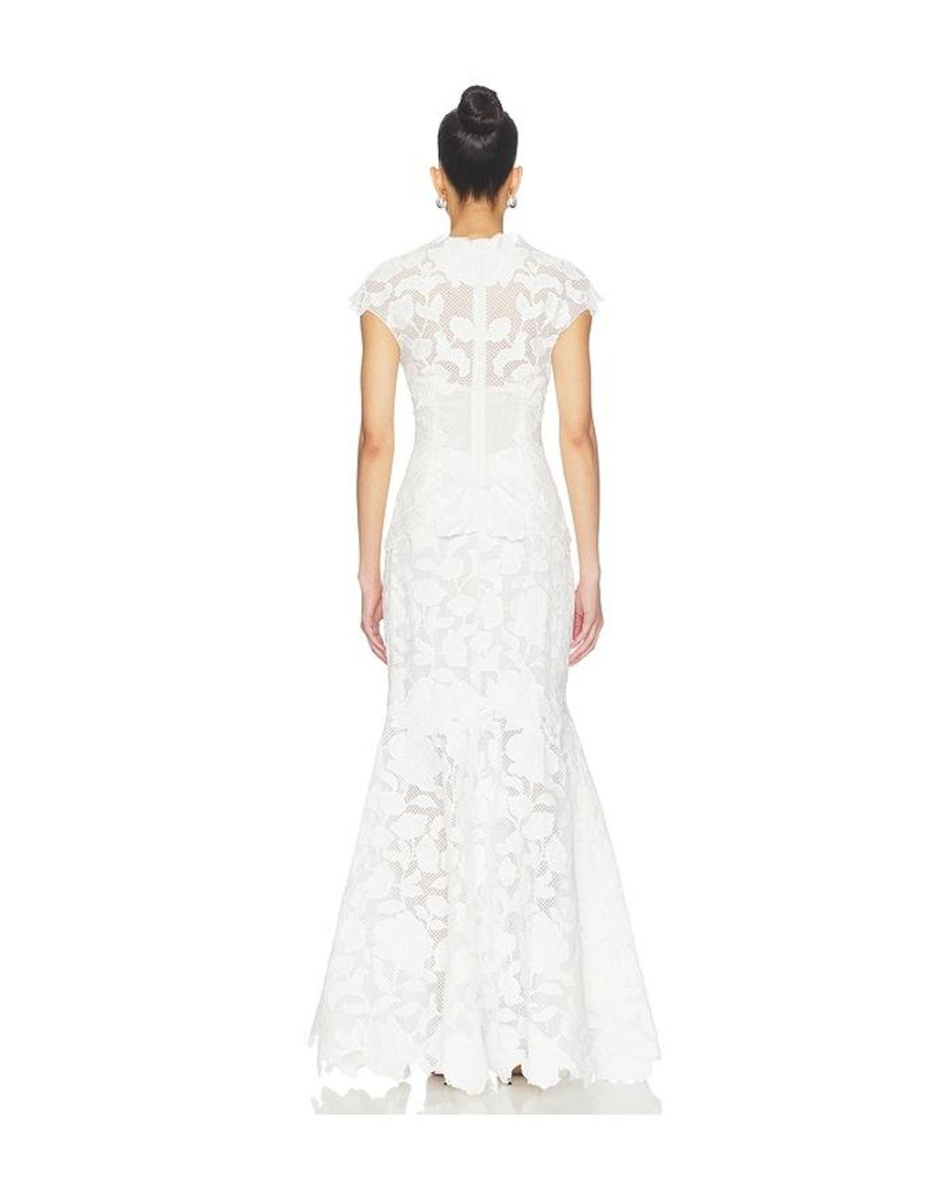 Jonathan Simkhai White Eloisa Embroidered Midi Dress