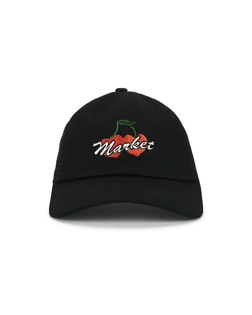 Market Black Double Cherries Trucker Hat