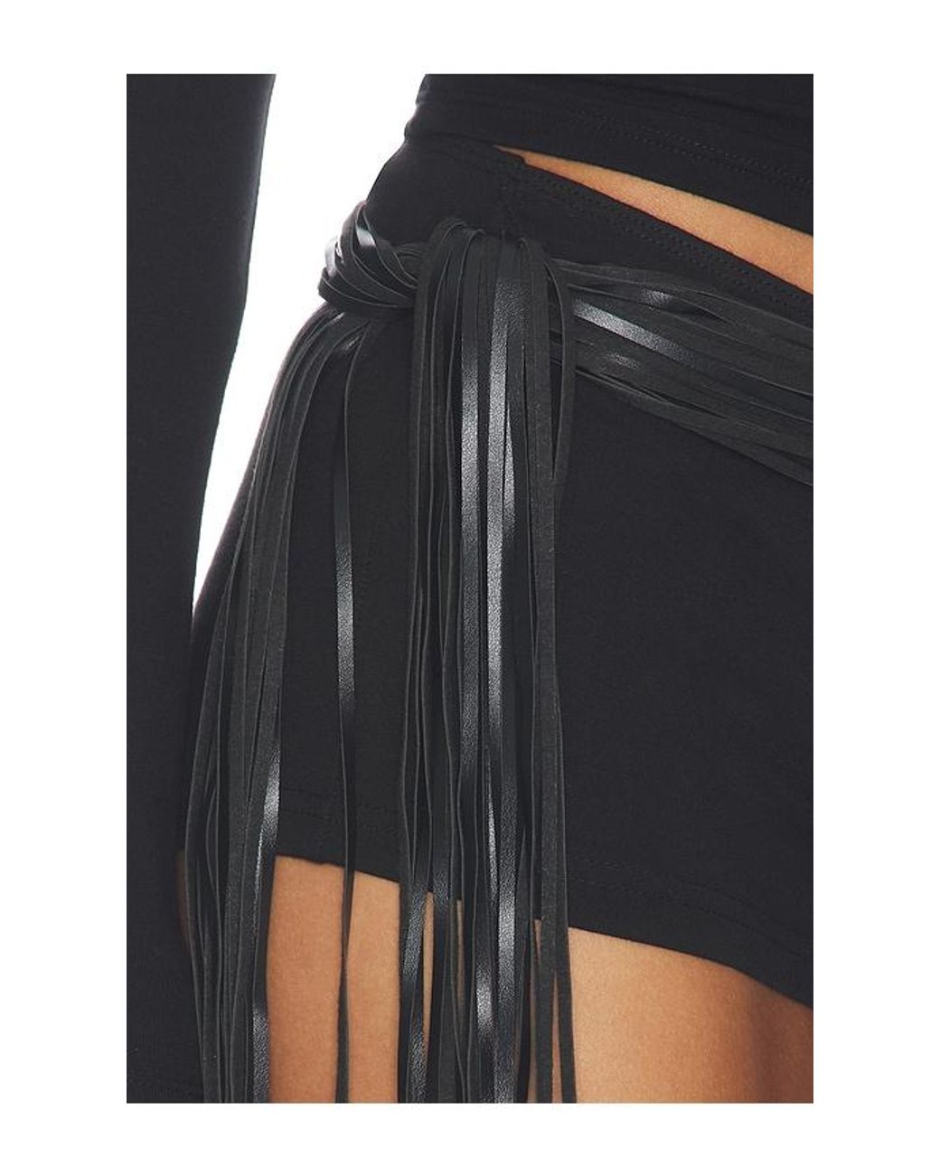 GUIZIO Black Eloise Mini Short