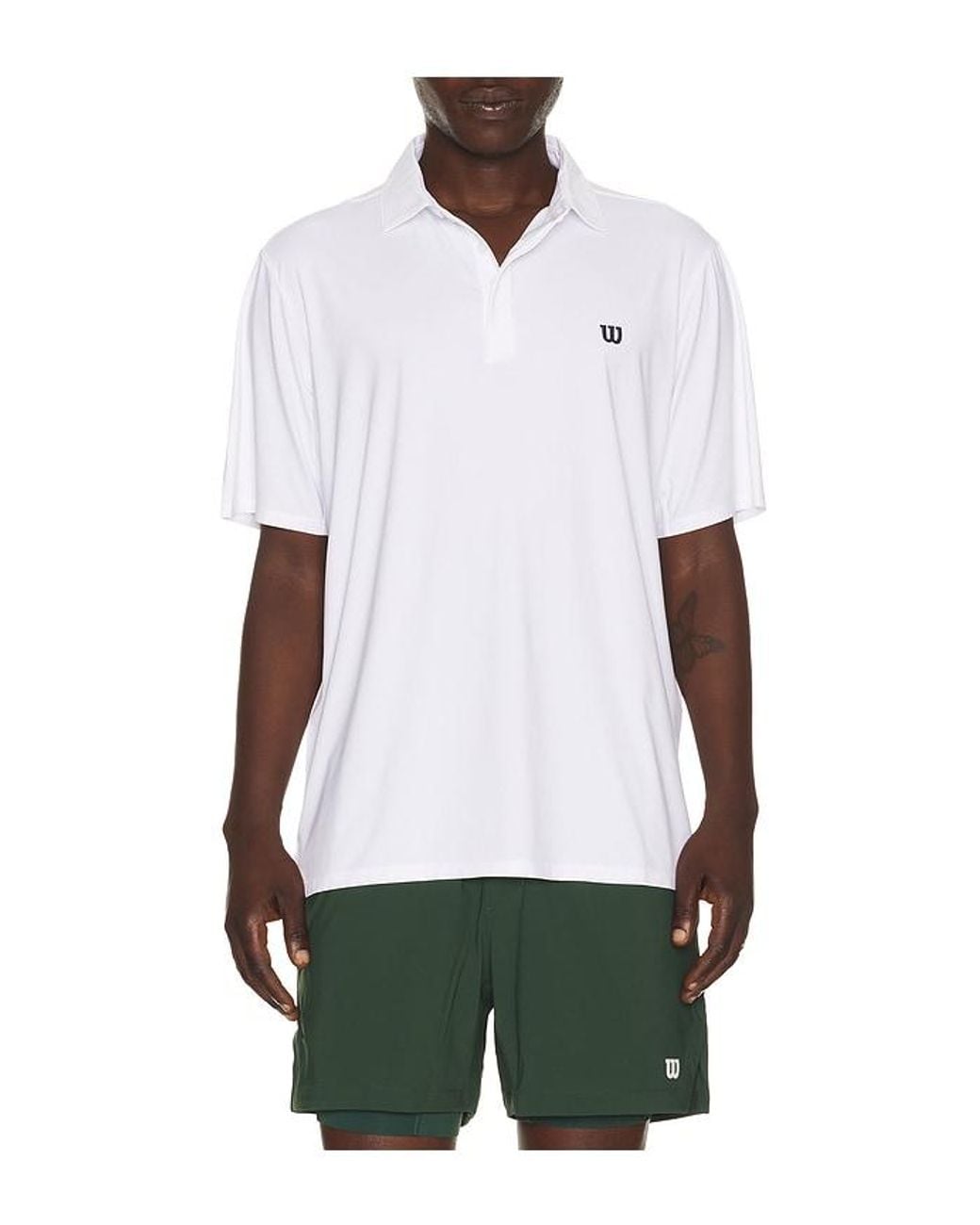 Wilson White League Polo for men