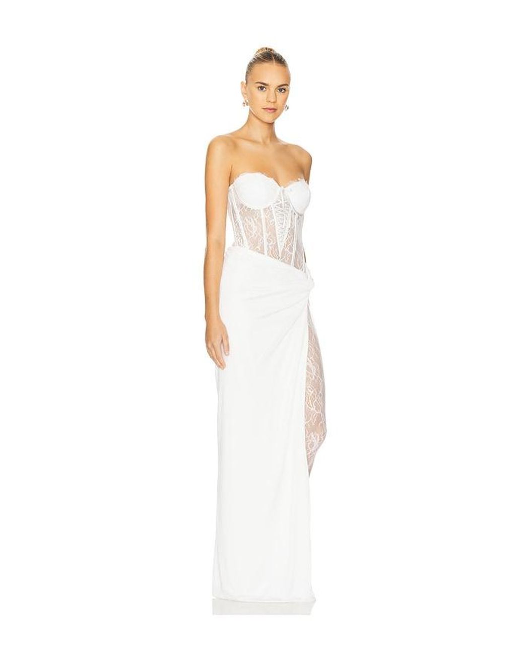 retroféte White Carla Jumpsuit