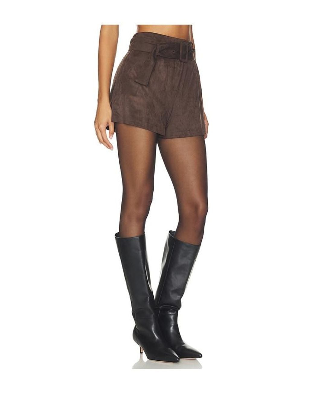 Astr Brown Rain Shorts