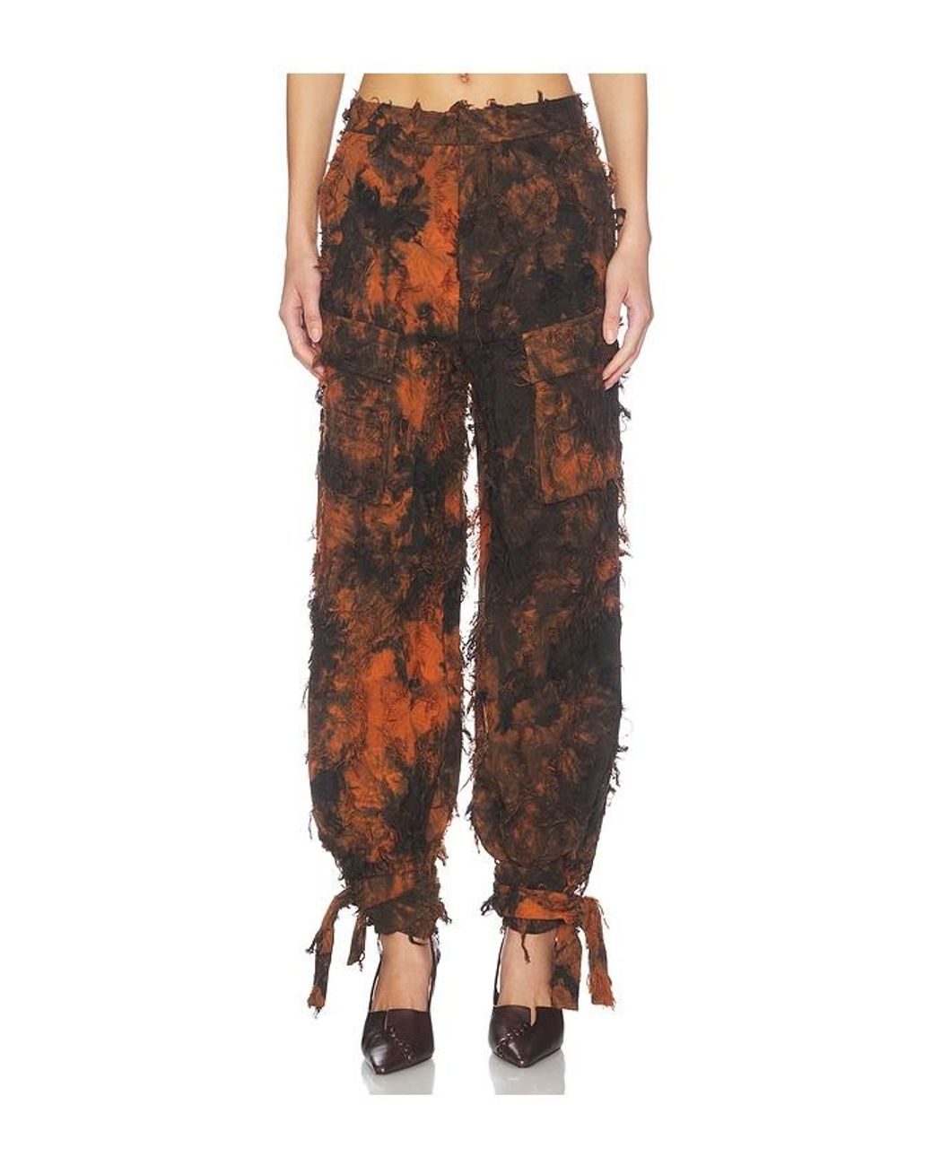 Kim Shui Multicolor Burnt Pant
