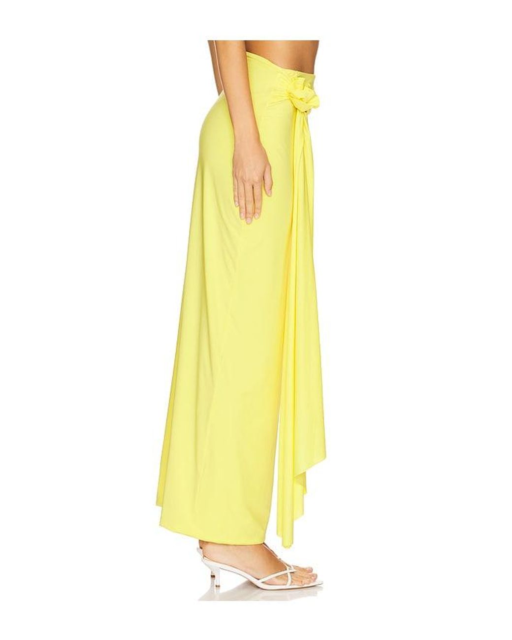 Maygel Coronel Yellow Crisol Maxi Skirt