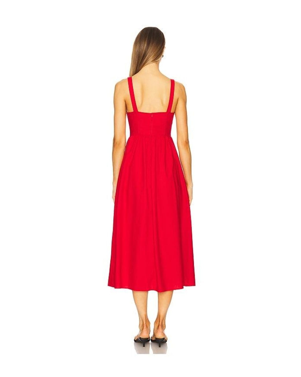 Astr Structured Linen Dress