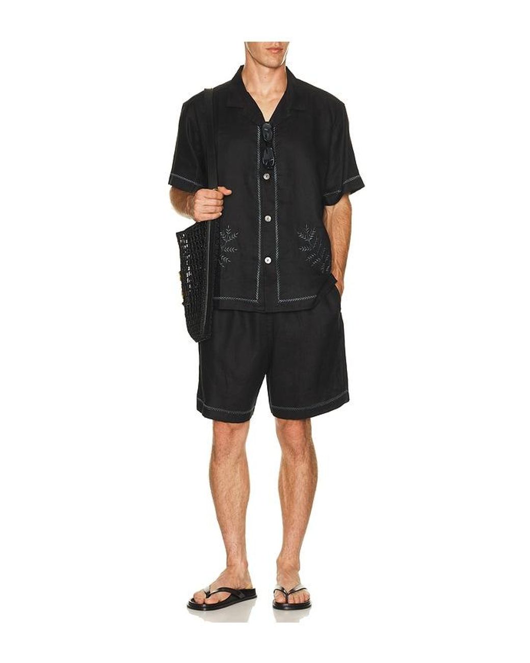 True Tribe Black Smooth Short for men