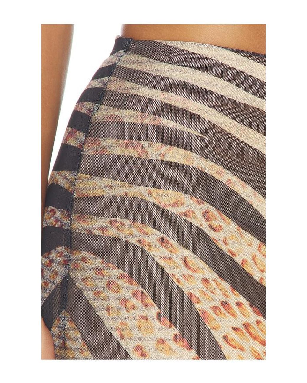 AFRM Multicolor Tegan Mermaid Skirt