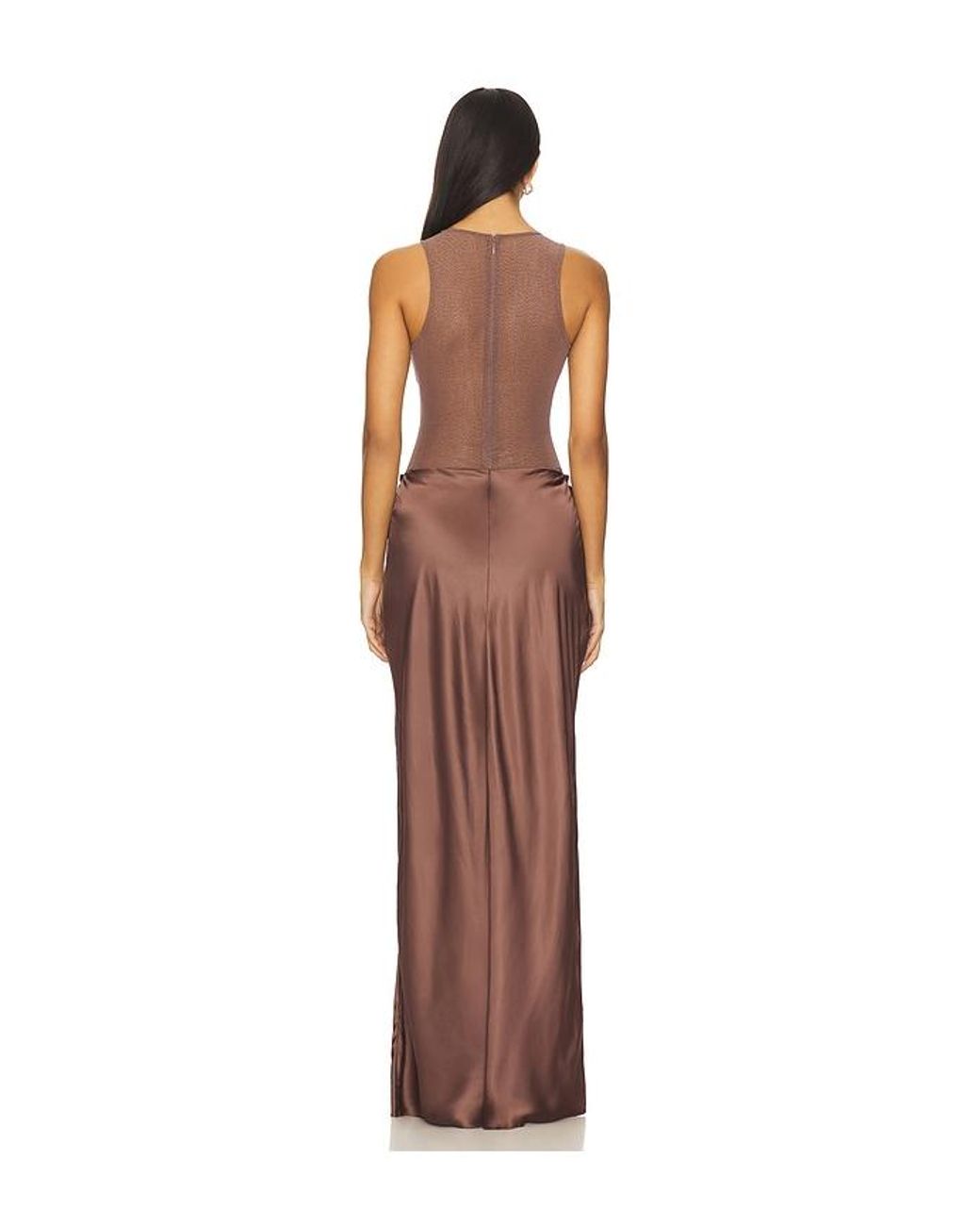 Nbd Brown Fiza Maxi Dress