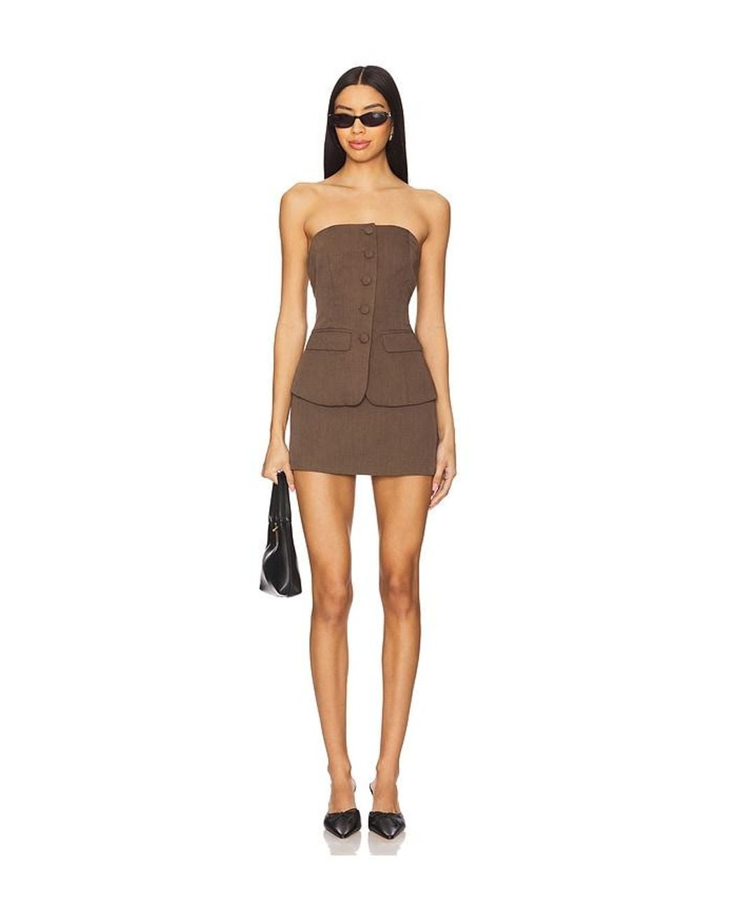 ALL THE WAYS Brown Marni Skirt Set