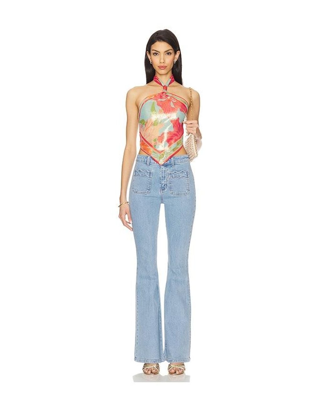 retroféte Blue Esperanza Denim Jeans
