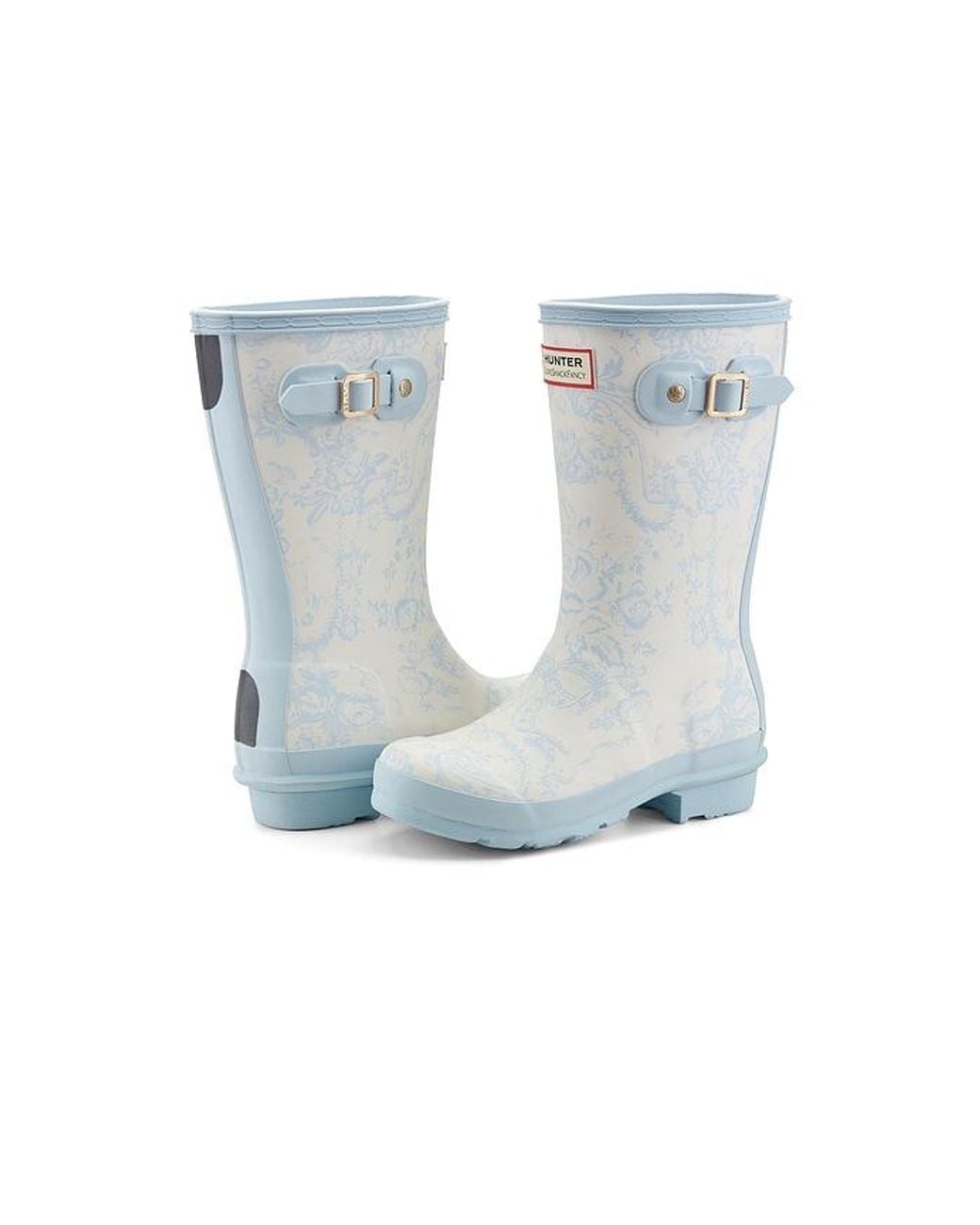 Hunter Blue X Loveshackfancy Junior Original Short Rain Boot