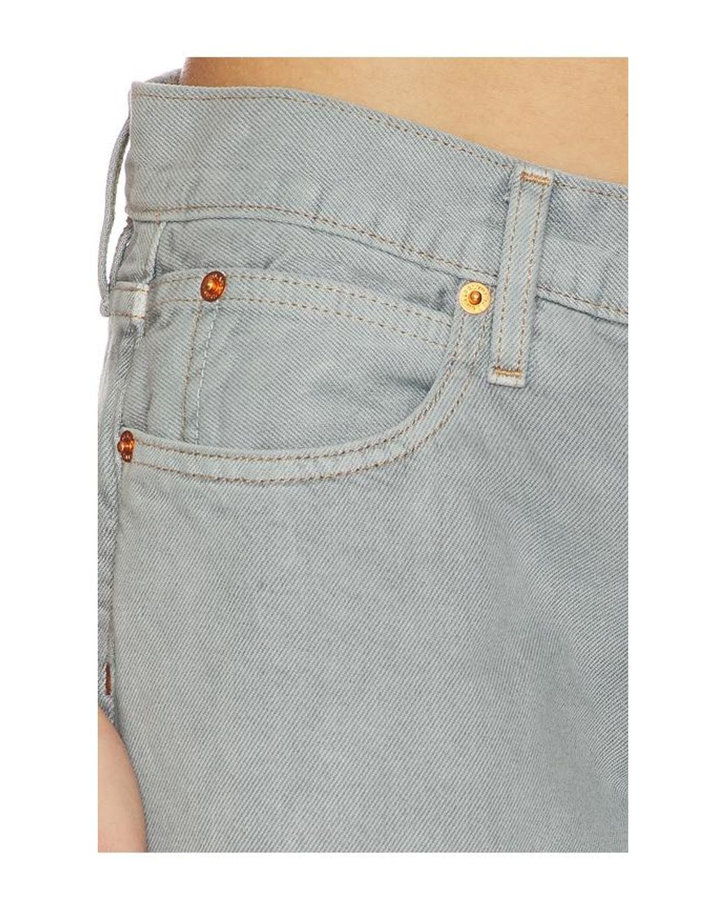 SLVRLAKE Denim Gray Lexi Low Rise Relaxed Wide Leg Jeans